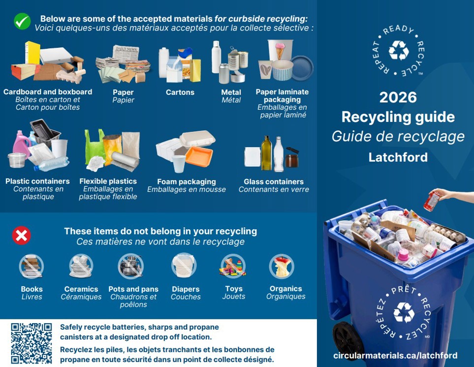 GFL's 2026 Recycling Guide for the Town of Latchford